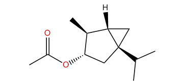 (1R,3S,4S,5S)-1-Isopropyl-4-methylbicyclo[3.1.0]hexan-3-yl acetate